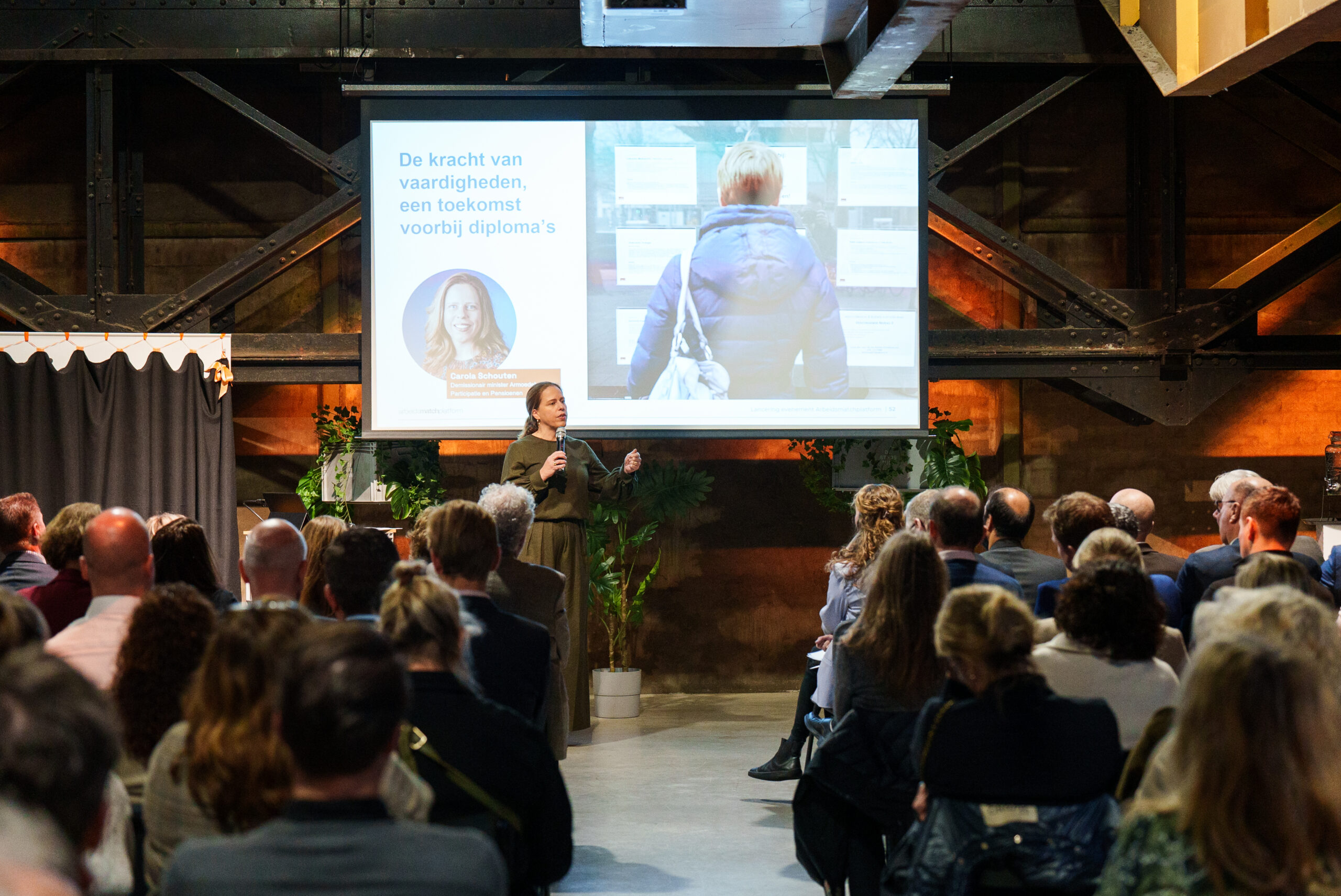 Minister Carola Schouten bij de officiële lancering